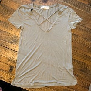 Urban Outfitters Criss Cross Tee